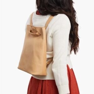 Able -Nelita backpack, fawn Leather Backpack for Women